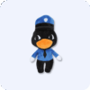 Cute Officer Duckman Animal Hospital Plush