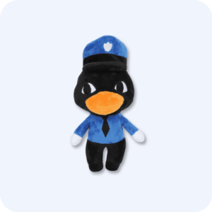 Cute Officer Duckman Animal Hospital Plush